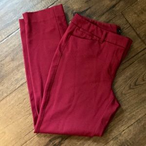 White House Black Market Red Pants